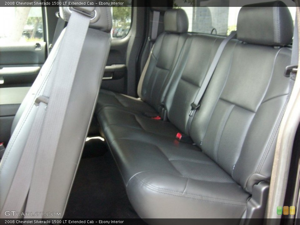 Ebony Interior Photo for the 2008 Chevrolet Silverado 1500 LT Extended Cab #50314998