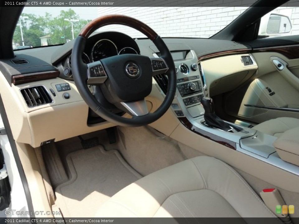 Cashmere/Cocoa Interior Prime Interior for the 2011 Cadillac CTS 4 AWD Coupe #50315664