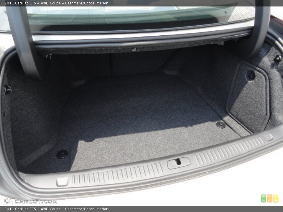 Cashmere/Cocoa Interior Trunk for the 2011 Cadillac CTS 4 AWD Coupe #50315685