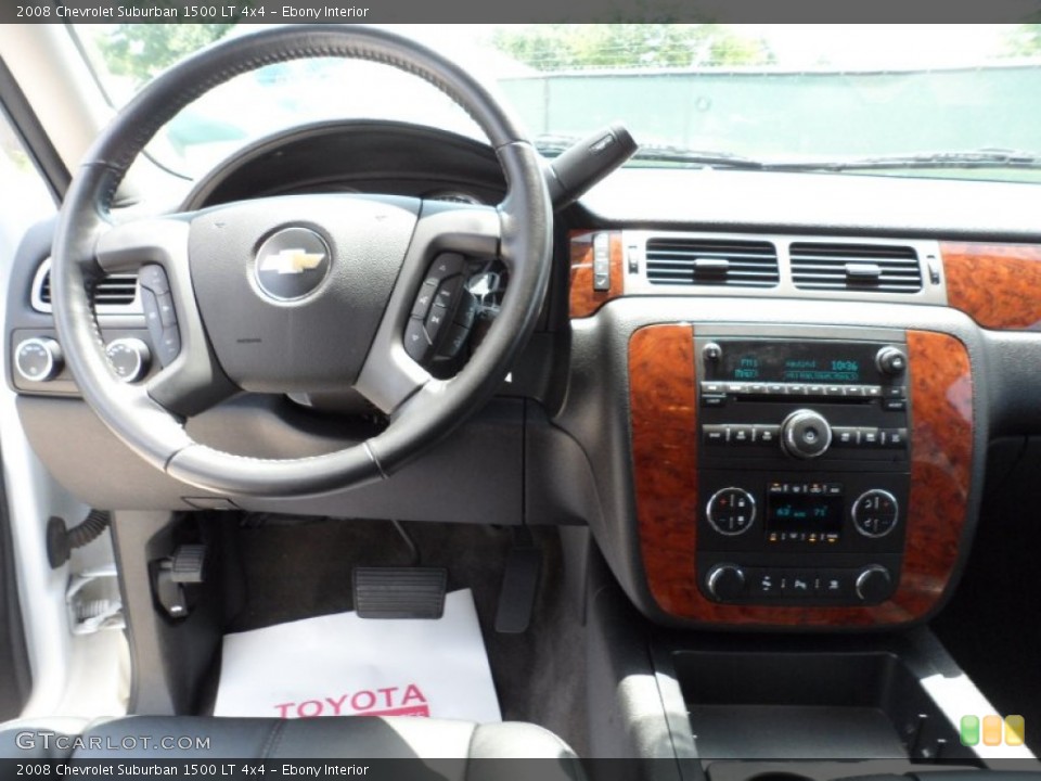 Ebony Interior Dashboard for the 2008 Chevrolet Suburban 1500 LT 4x4 #50316486