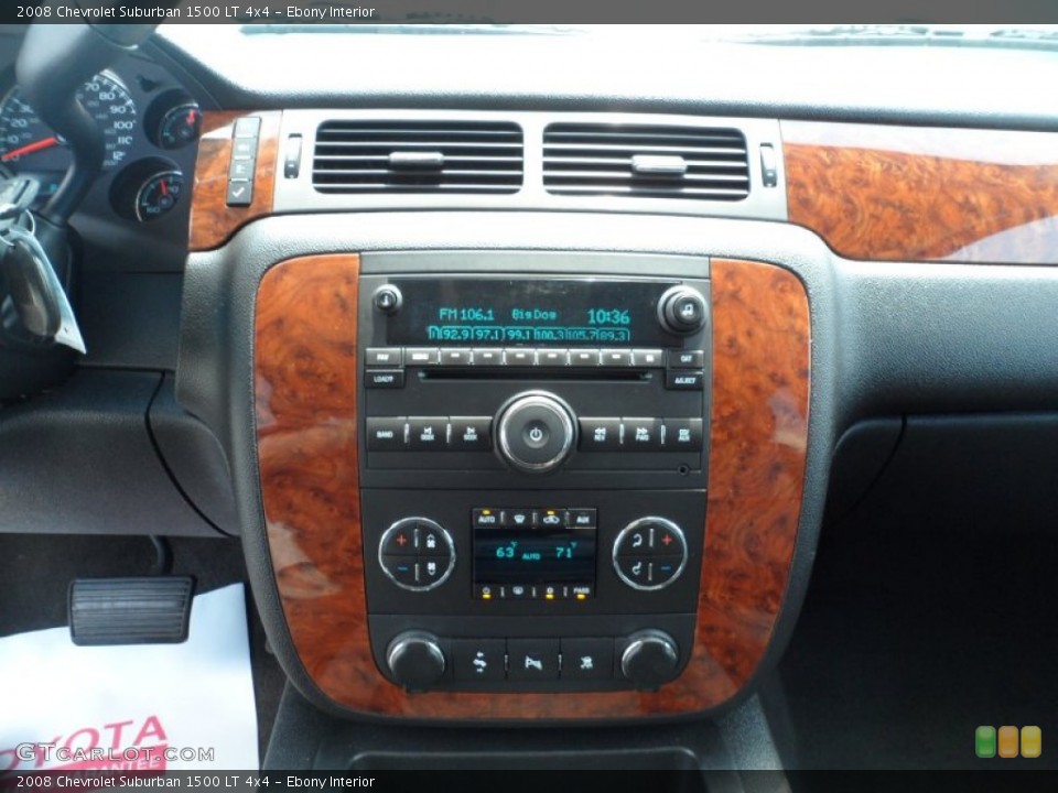 Ebony Interior Controls for the 2008 Chevrolet Suburban 1500 LT 4x4 #50316502