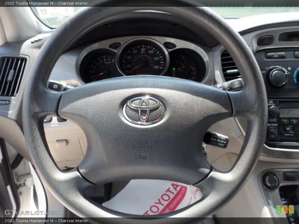 Charcoal Interior Steering Wheel for the 2002 Toyota Highlander I4 #50317224