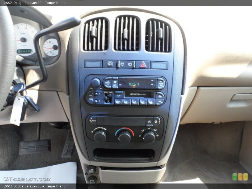 Taupe Interior Controls for the 2002 Dodge Caravan SE #50317761