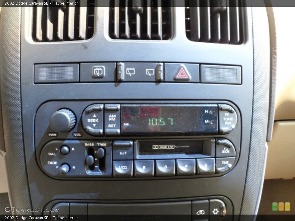 Taupe Interior Controls for the 2002 Dodge Caravan SE #50317773