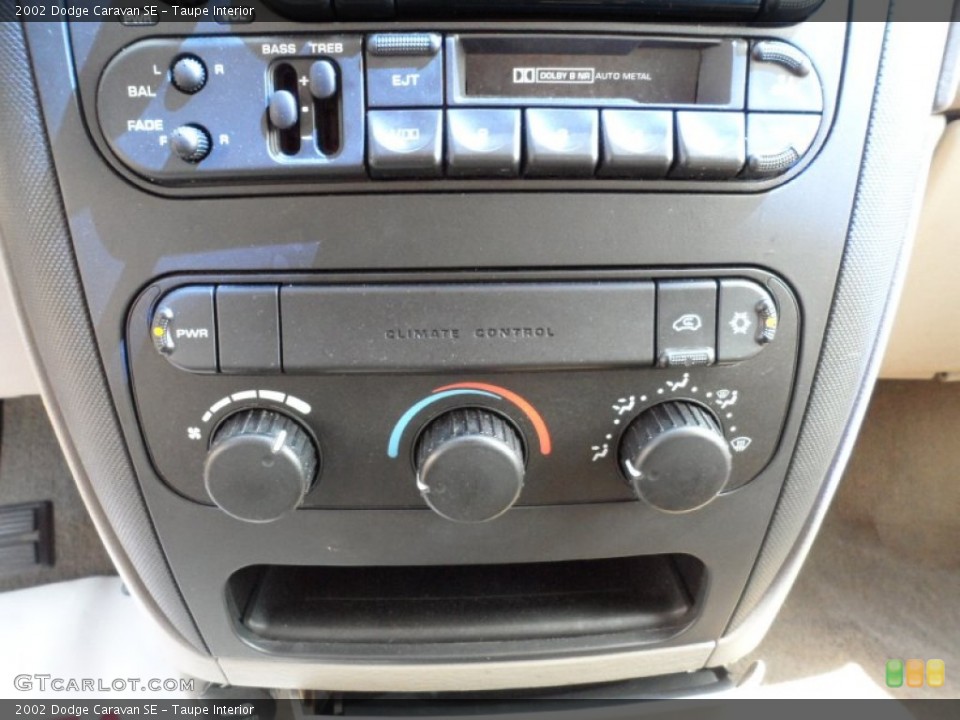 Taupe Interior Controls for the 2002 Dodge Caravan SE #50317785