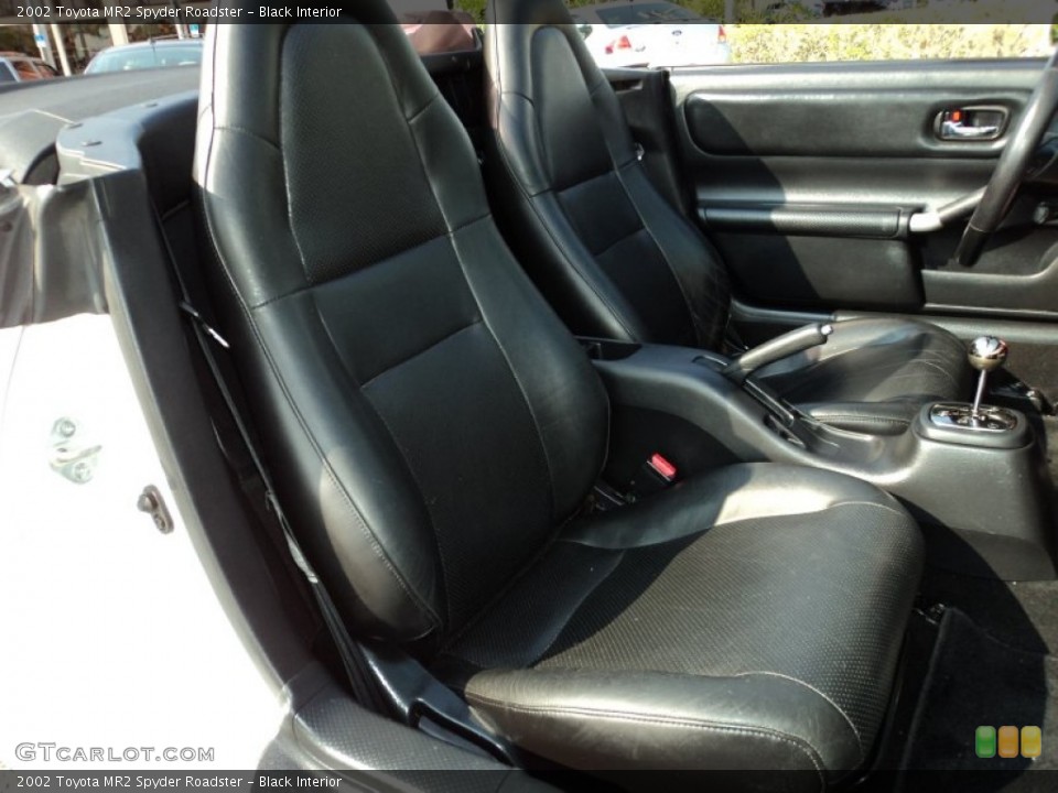 Black Interior Photo for the 2002 Toyota MR2 Spyder Roadster #50318559
