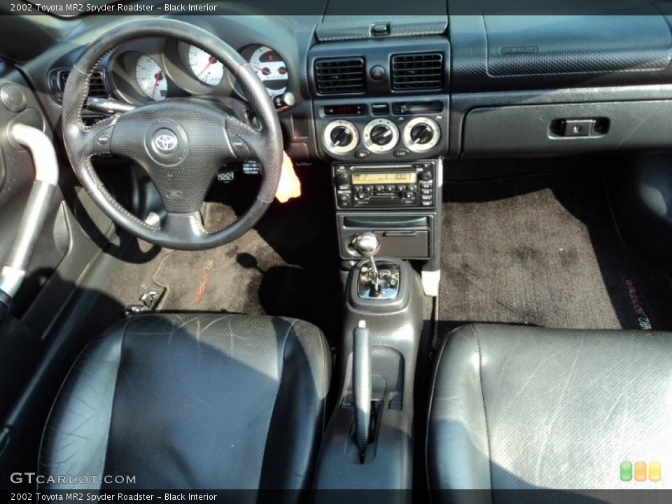 Black Interior Dashboard for the 2002 Toyota MR2 Spyder Roadster #50318574