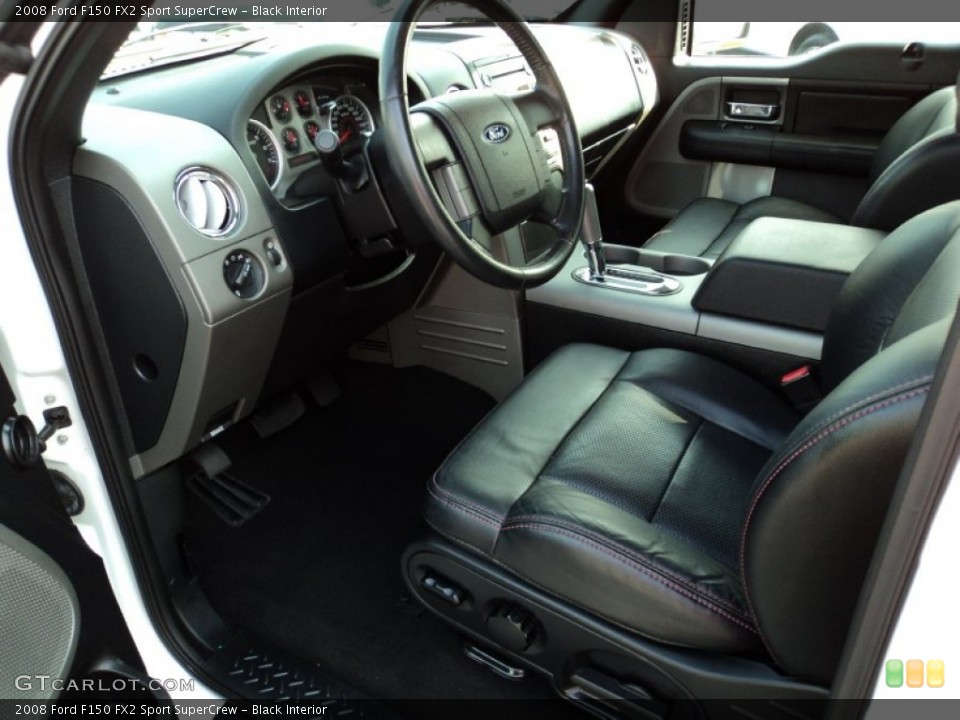 Black Interior Photo for the 2008 Ford F150 FX2 Sport SuperCrew #50318958