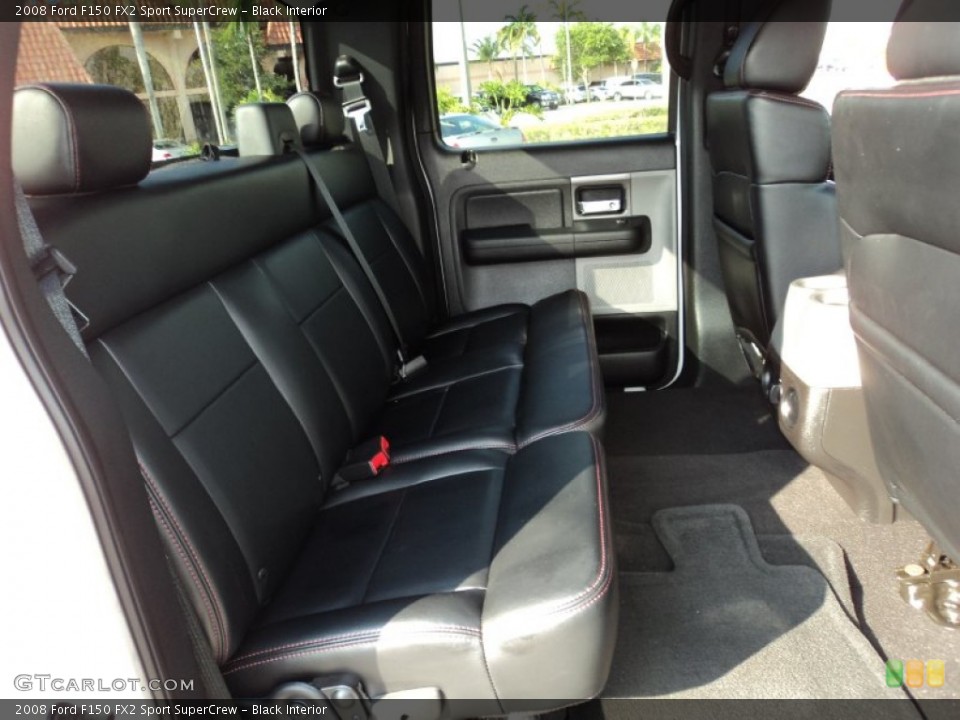 Black Interior Photo for the 2008 Ford F150 FX2 Sport SuperCrew #50319042