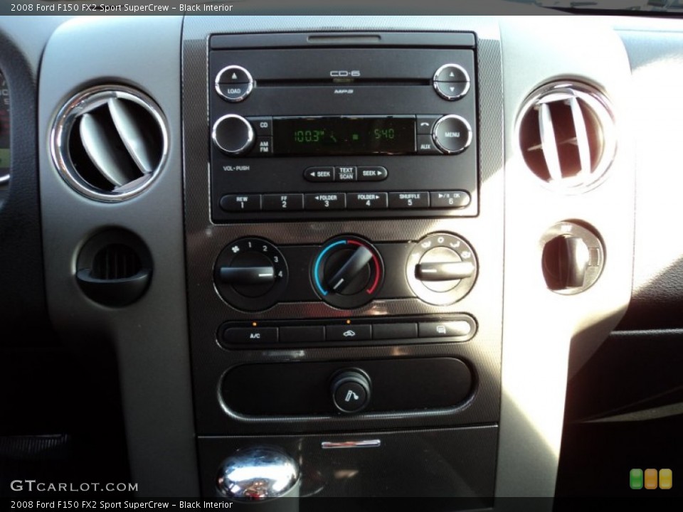 Black Interior Controls for the 2008 Ford F150 FX2 Sport SuperCrew #50319069