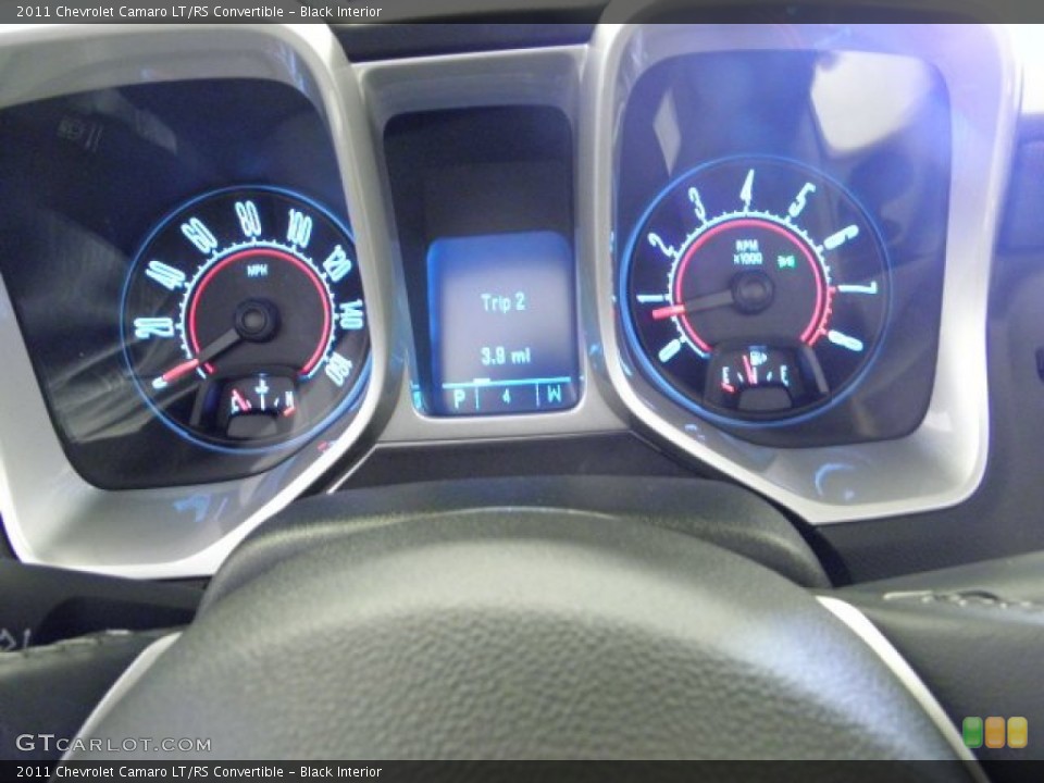 Black Interior Gauges for the 2011 Chevrolet Camaro LT/RS Convertible #50320197