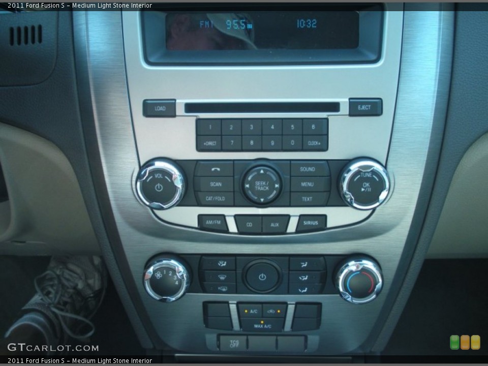 Medium Light Stone Interior Controls for the 2011 Ford Fusion S #50320230