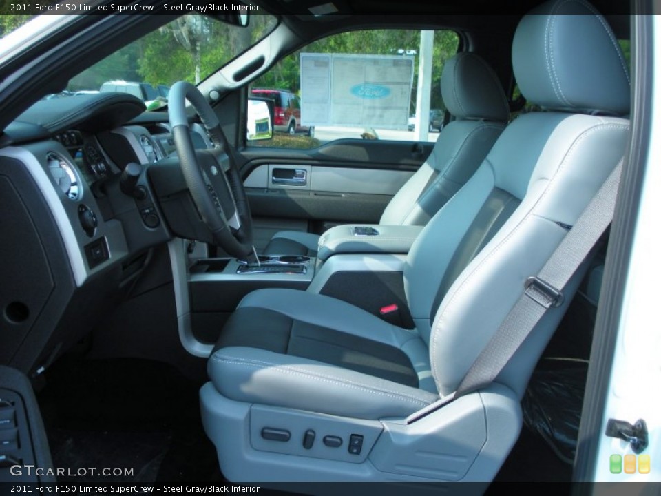 Steel Gray/Black Interior Photo for the 2011 Ford F150 Limited SuperCrew #50320368