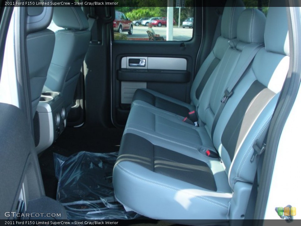 Steel Gray/Black Interior Photo for the 2011 Ford F150 Limited SuperCrew #50320386