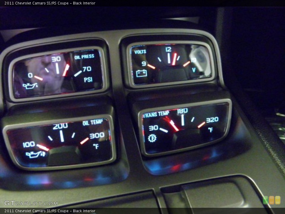 Black Interior Gauges for the 2011 Chevrolet Camaro SS/RS Coupe #50320503