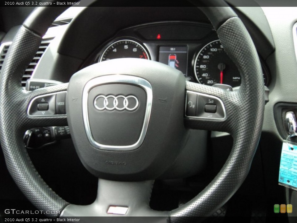 Black Interior Steering Wheel for the 2010 Audi Q5 3.2 quattro #50321601