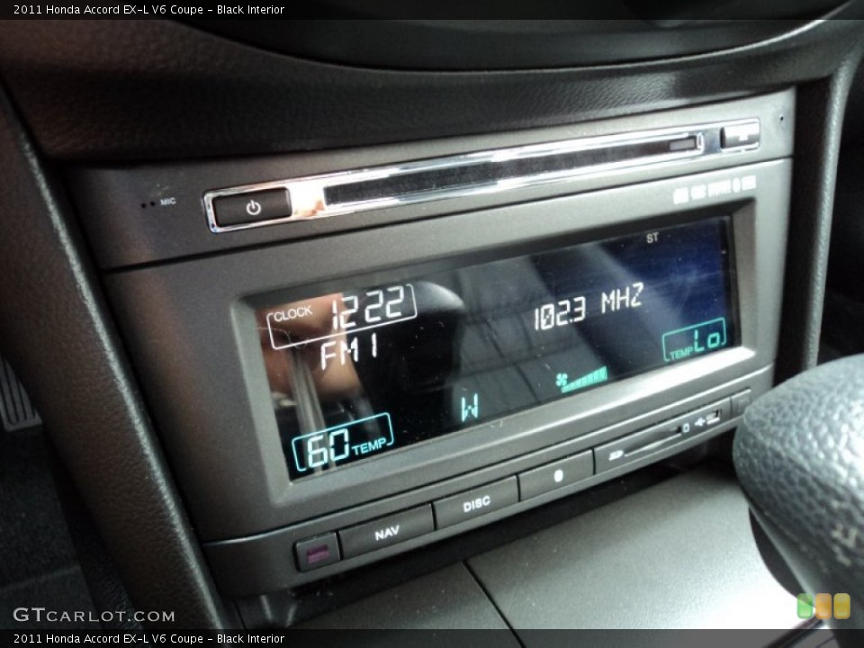 Black Interior Controls for the 2011 Honda Accord EX-L V6 Coupe #50322180