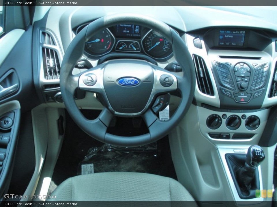 Stone Interior Dashboard for the 2012 Ford Focus SE 5-Door #50322300