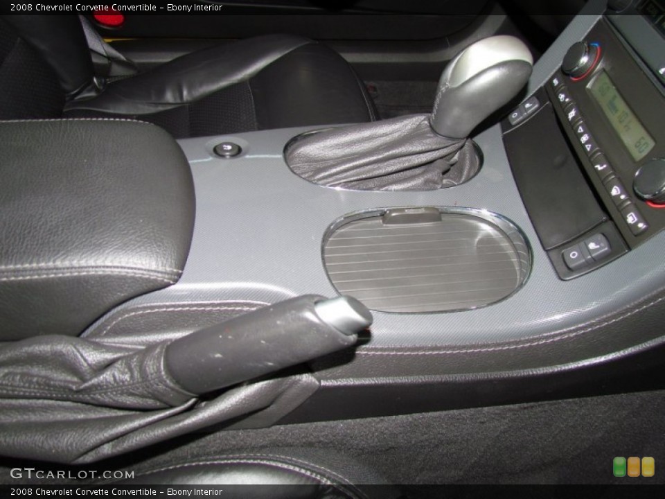 Ebony Interior Transmission for the 2008 Chevrolet Corvette Convertible #50323983
