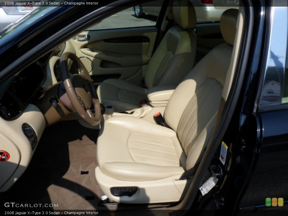 Champagne Interior Photo for the 2008 Jaguar X-Type 3.0 Sedan #50324421