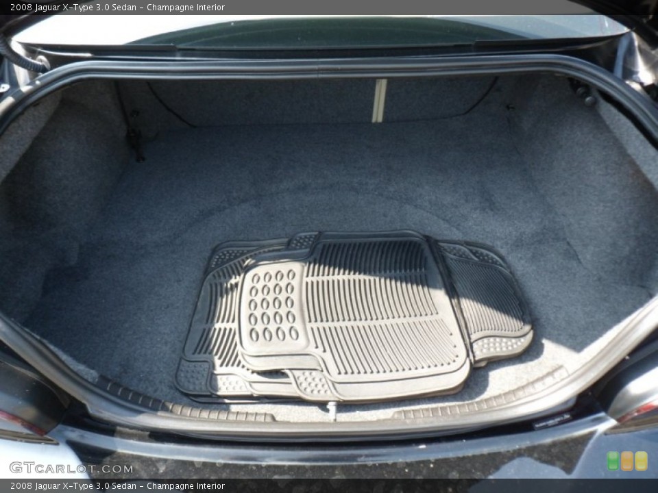 Champagne Interior Trunk for the 2008 Jaguar X-Type 3.0 Sedan #50324481