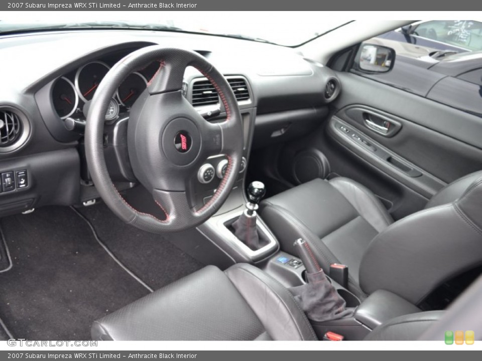 Anthracite Black Interior Photo for the 2007 Subaru Impreza WRX STi Limited #50326320