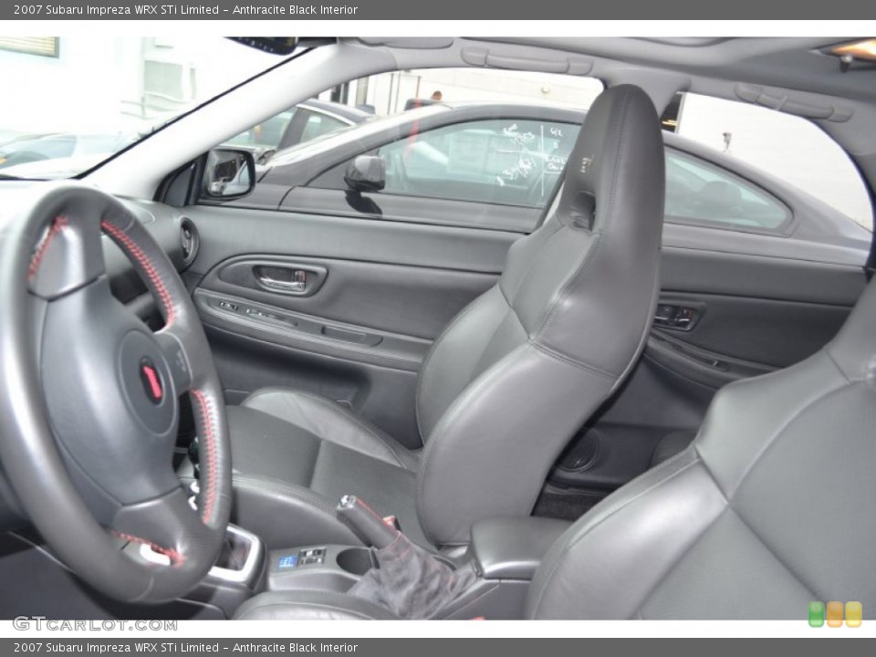 Anthracite Black Interior Photo for the 2007 Subaru Impreza WRX STi Limited #50326326