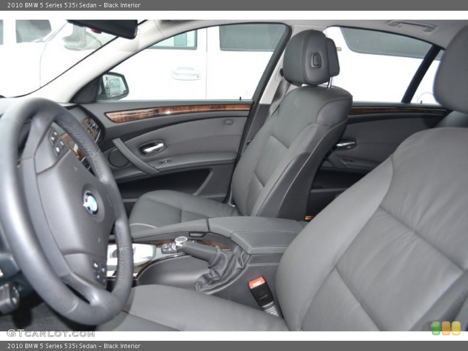Black Interior Photo for the 2010 BMW 5 Series 535i Sedan #50326449