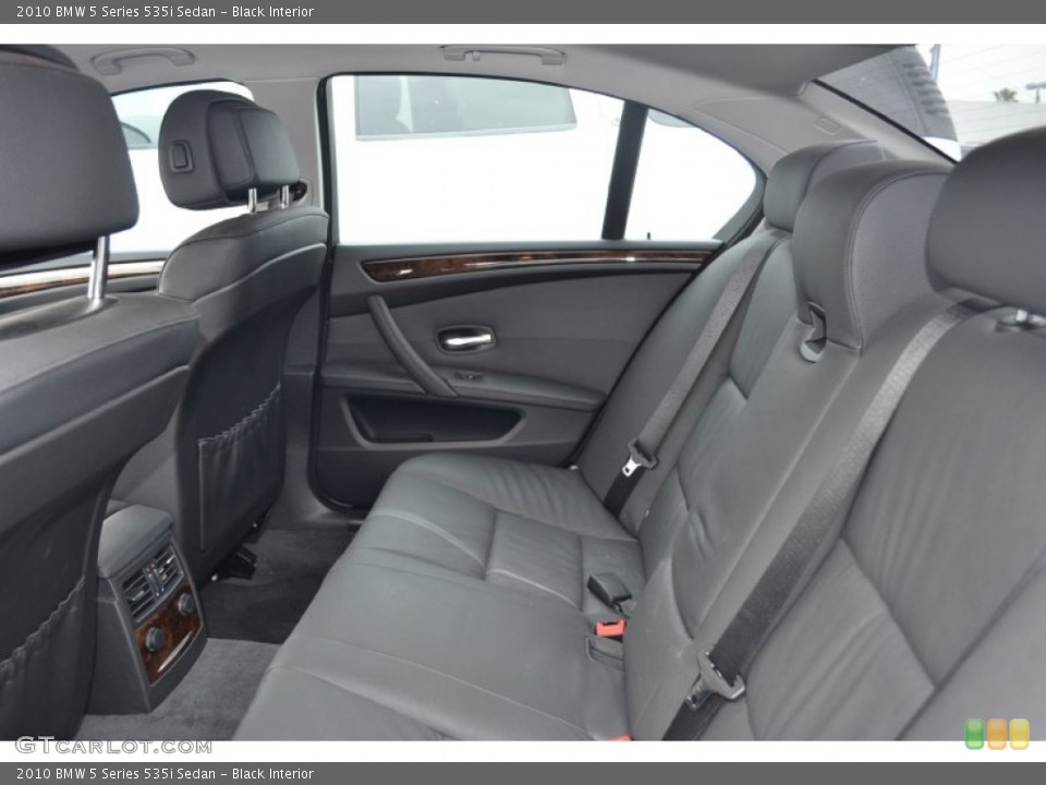Black Interior Photo for the 2010 BMW 5 Series 535i Sedan #50326455