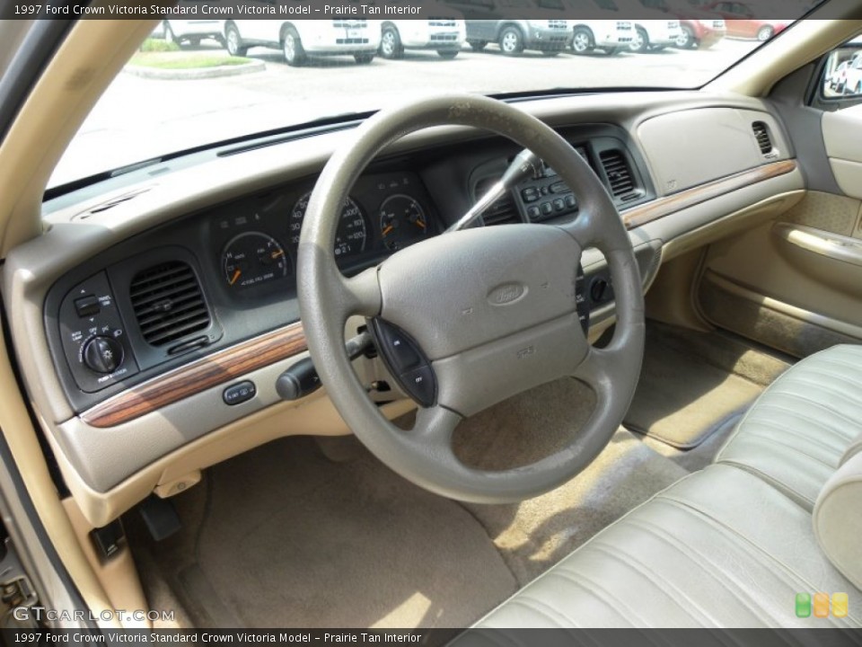 Prairie Tan Interior Dashboard for the 1997 Ford Crown Victoria  #50326812