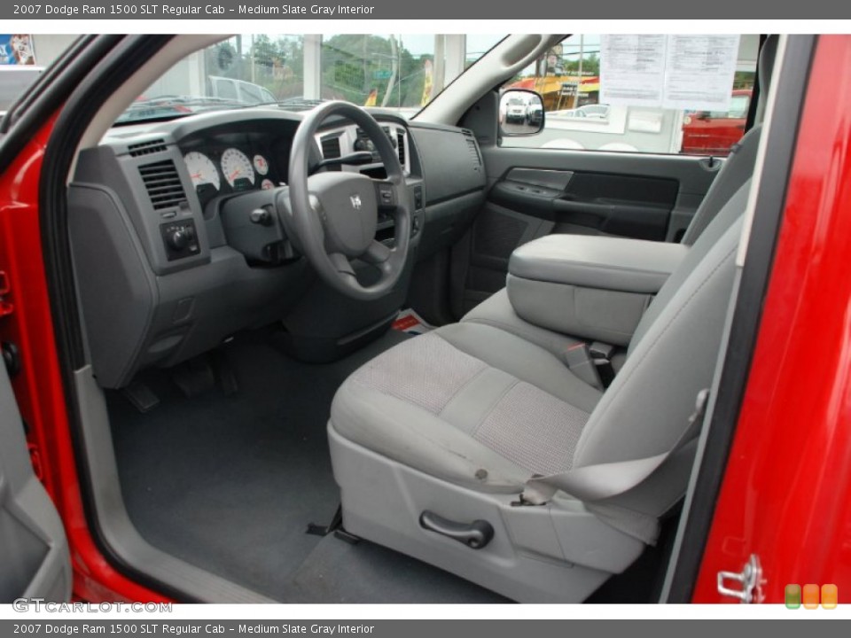Medium Slate Gray Interior Photo for the 2007 Dodge Ram 1500 SLT Regular Cab #50327742