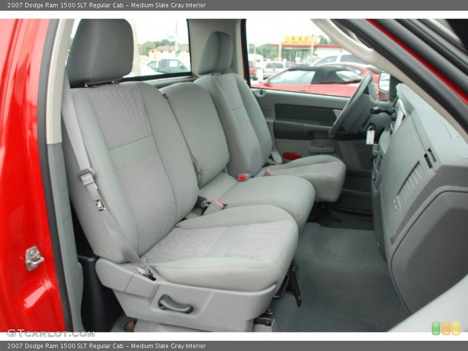 Medium Slate Gray Interior Photo for the 2007 Dodge Ram 1500 SLT Regular Cab #50327775
