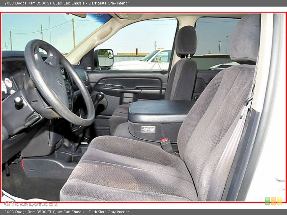 Dark Slate Gray Interior Photo for the 2003 Dodge Ram 3500 ST Quad Cab Chassis #50328501