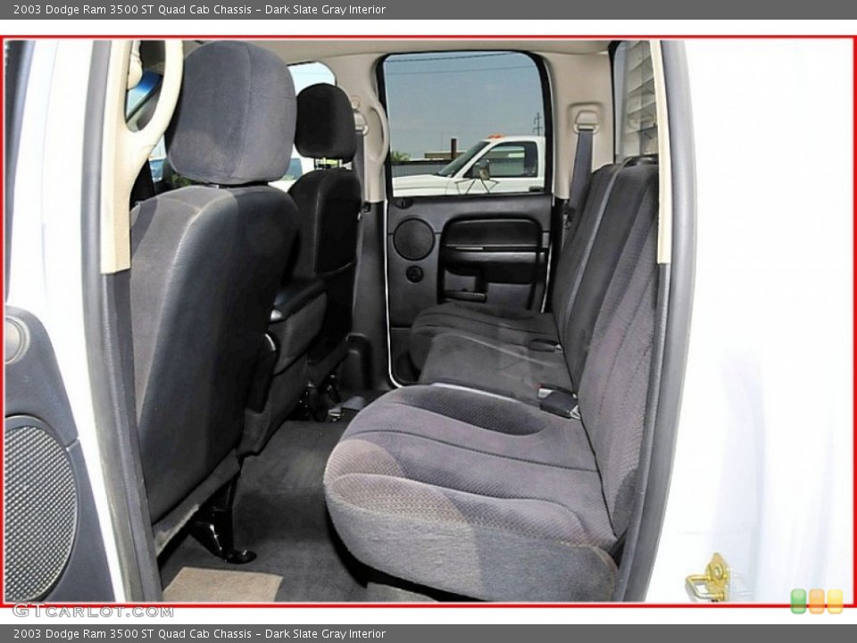 Dark Slate Gray Interior Photo for the 2003 Dodge Ram 3500 ST Quad Cab Chassis #50328517