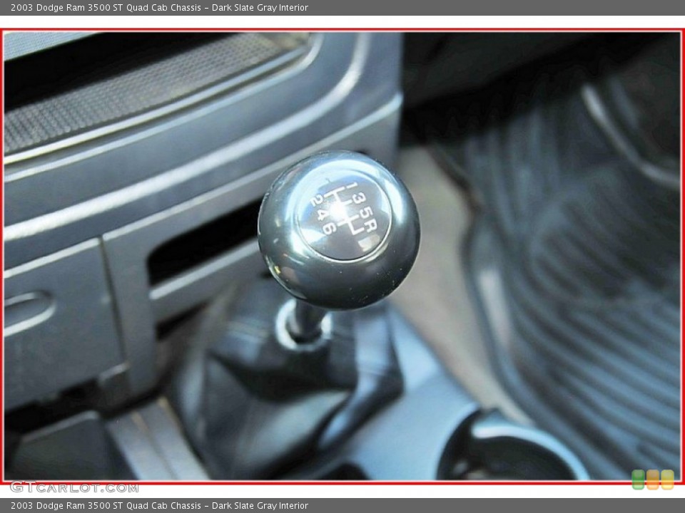 Dark Slate Gray Interior Transmission for the 2003 Dodge Ram 3500 ST Quad Cab Chassis #50328576