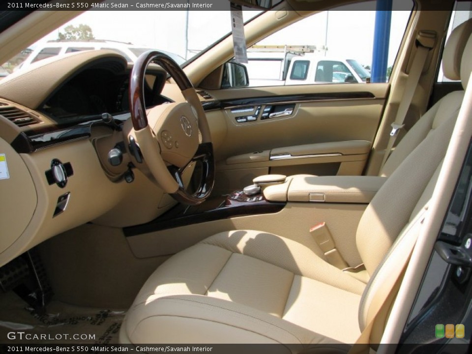 Cashmere/Savanah Interior Photo for the 2011 Mercedes-Benz S 550 4Matic Sedan #50328606