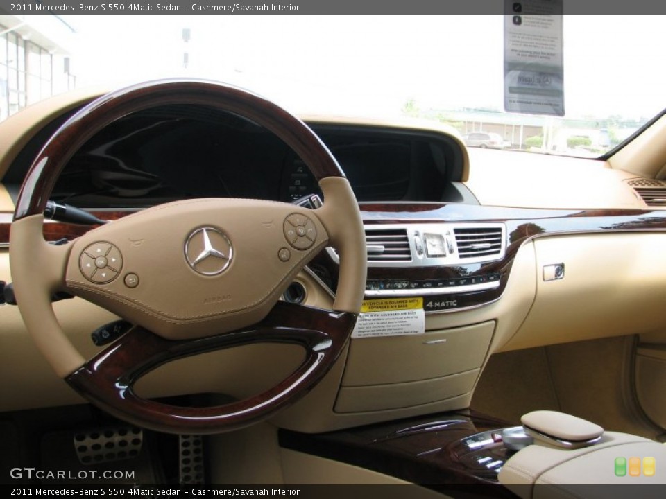 Cashmere/Savanah Interior Dashboard for the 2011 Mercedes-Benz S 550 4Matic Sedan #50328609