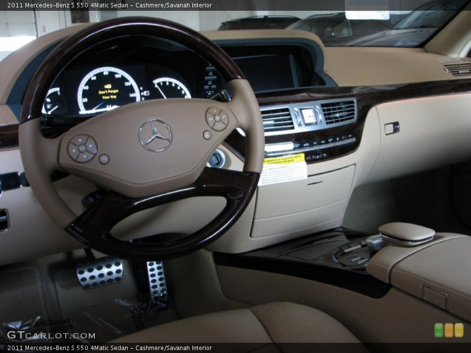 Cashmere/Savanah Interior Dashboard for the 2011 Mercedes-Benz S 550 4Matic Sedan #50328615