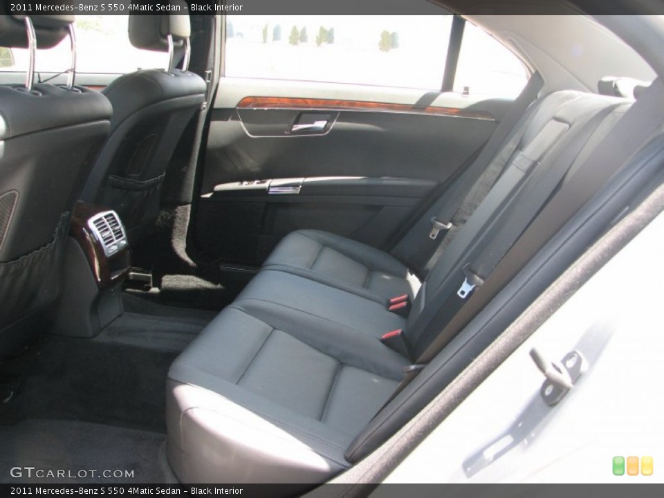 Black Interior Photo for the 2011 Mercedes-Benz S 550 4Matic Sedan #50328819