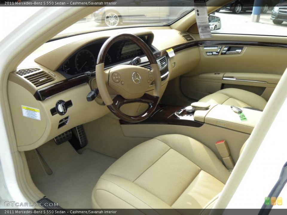 Cashmere/Savanah Interior Photo for the 2011 Mercedes-Benz S 550 Sedan #50331665