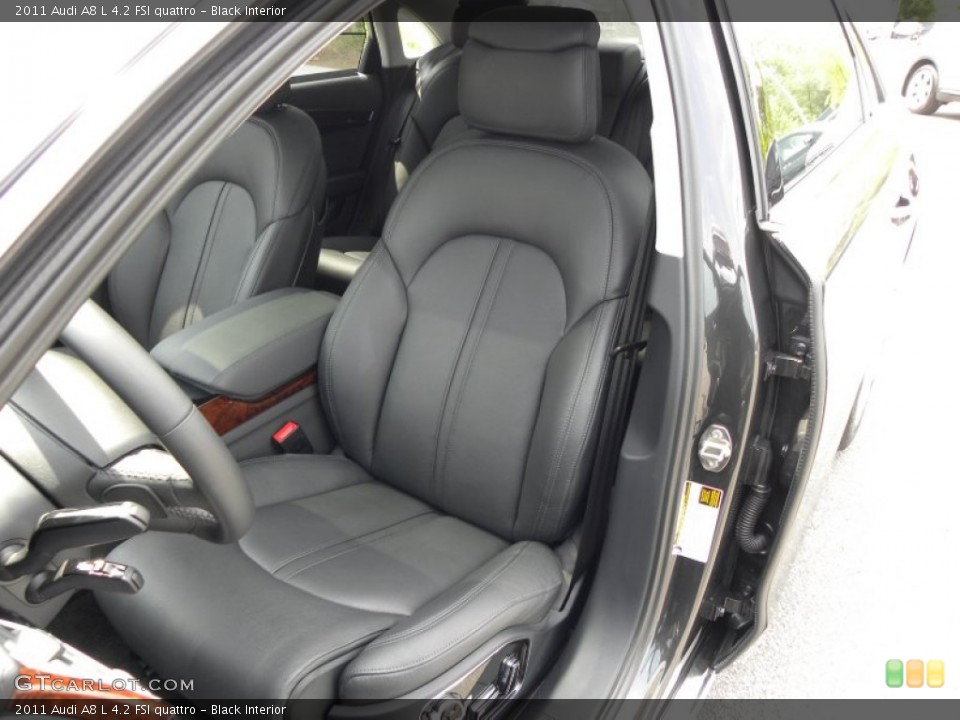 Black Interior Photo for the 2011 Audi A8 L 4.2 FSI quattro #50331770