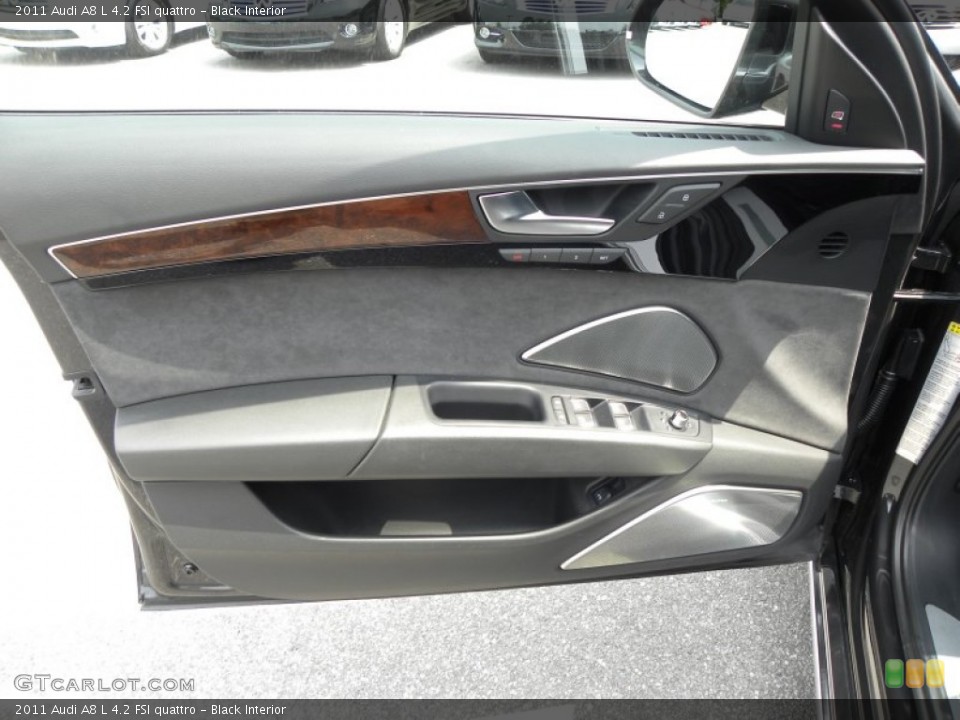 Black Interior Door Panel for the 2011 Audi A8 L 4.2 FSI quattro #50331785