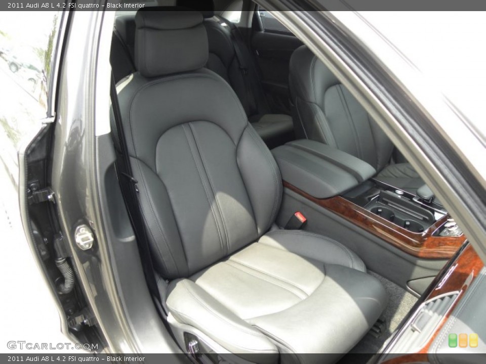 Black Interior Photo for the 2011 Audi A8 L 4.2 FSI quattro #50331851