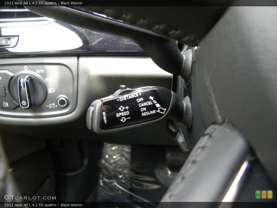 Black Interior Controls for the 2011 Audi A8 L 4.2 FSI quattro #50332136