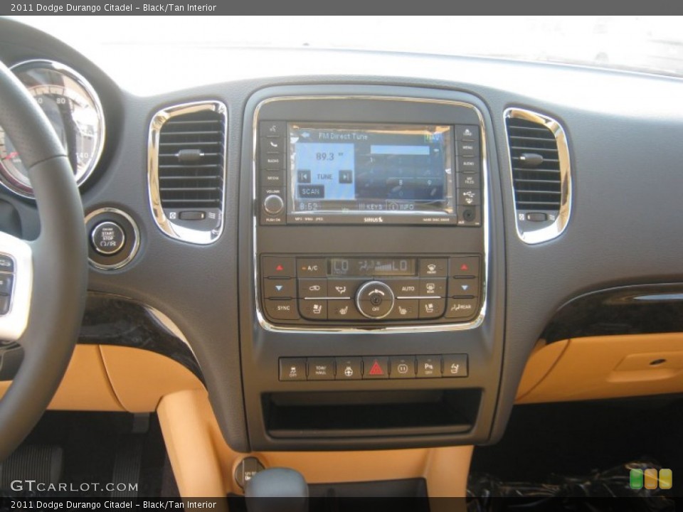 Black/Tan Interior Controls for the 2011 Dodge Durango Citadel #50334932