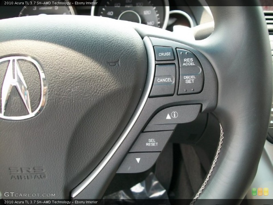 Ebony Interior Controls for the 2010 Acura TL 3.7 SH-AWD Technology #50335064
