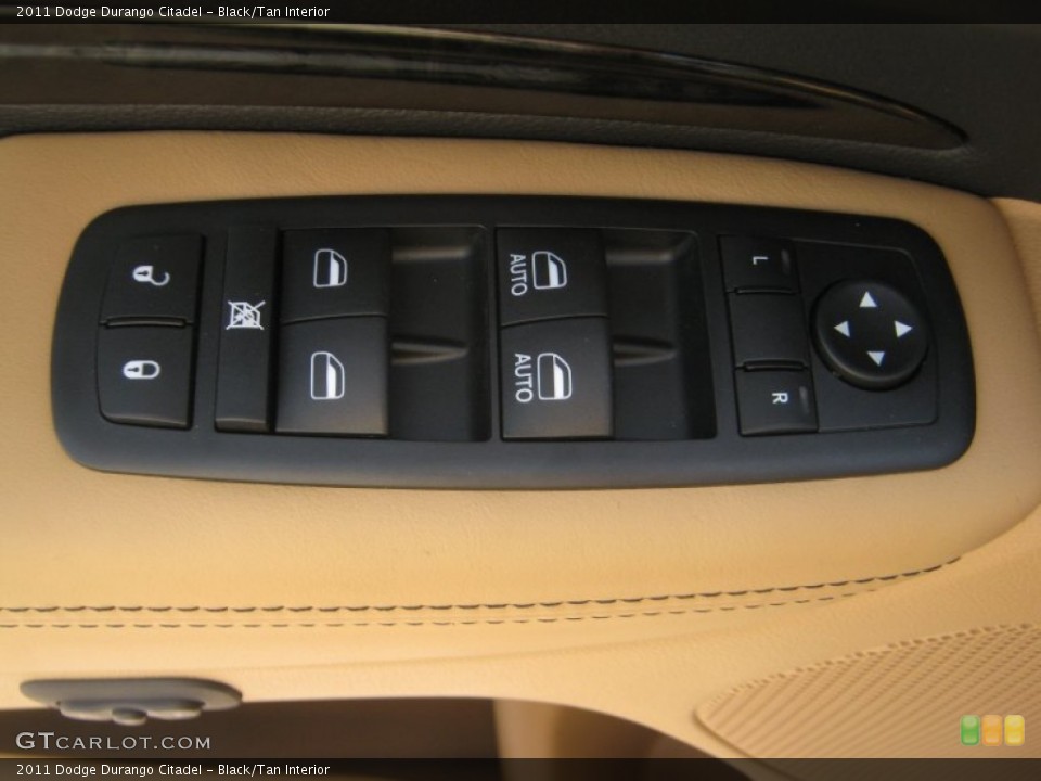 Black/Tan Interior Controls for the 2011 Dodge Durango Citadel #50335067