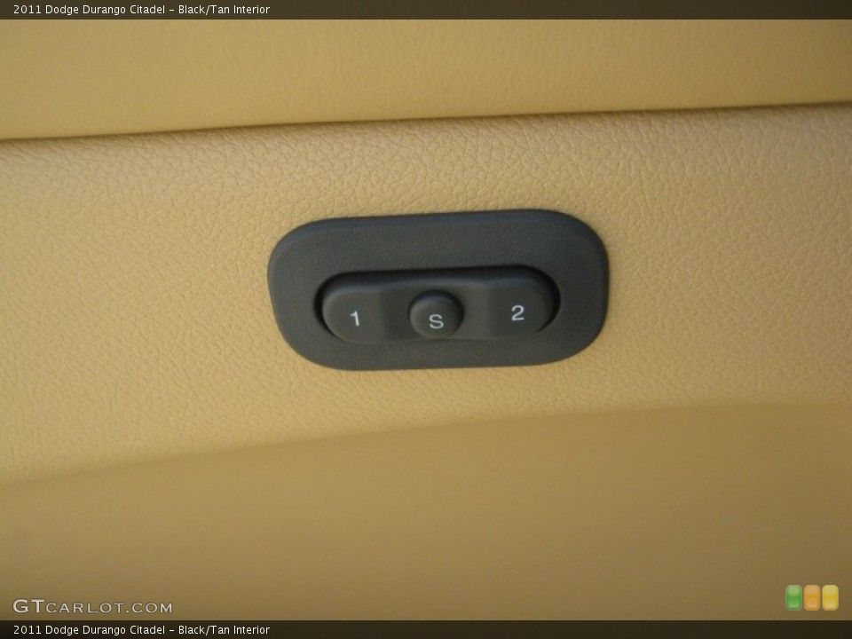Black/Tan Interior Controls for the 2011 Dodge Durango Citadel #50335085