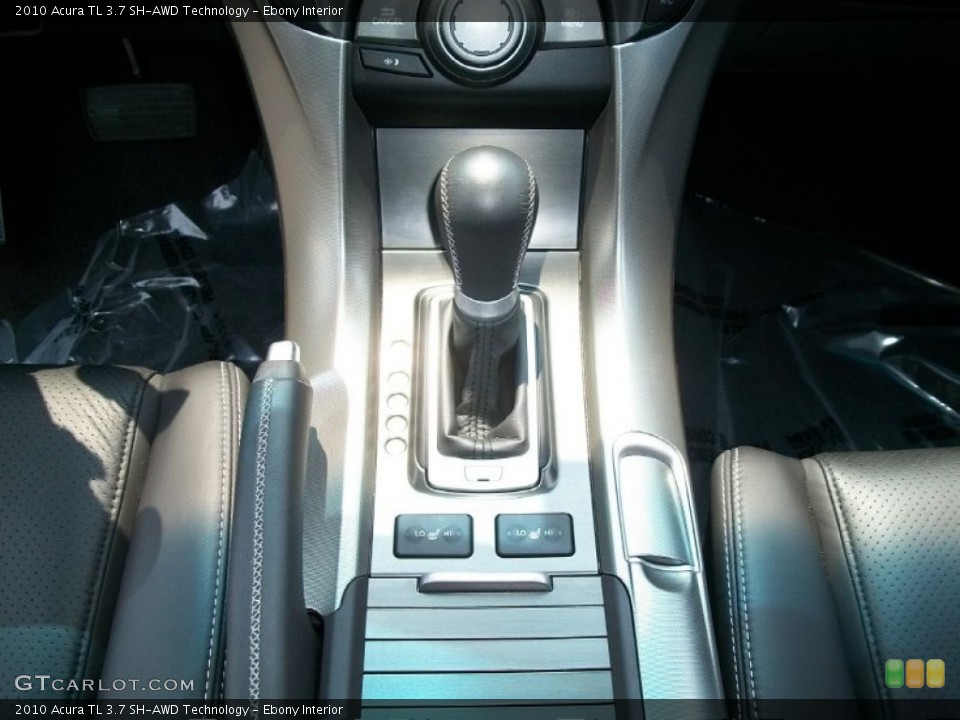 Ebony Interior Transmission for the 2010 Acura TL 3.7 SH-AWD Technology #50335109