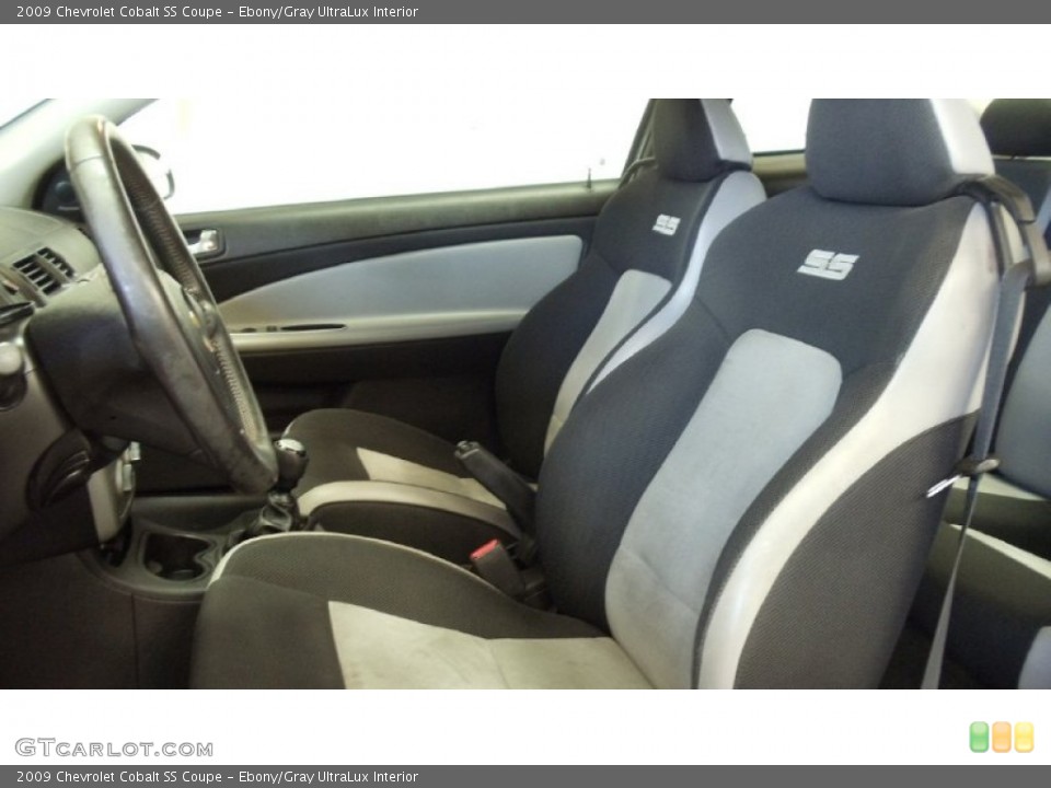 Ebony/Gray UltraLux Interior Photo for the 2009 Chevrolet Cobalt SS Coupe #50335970